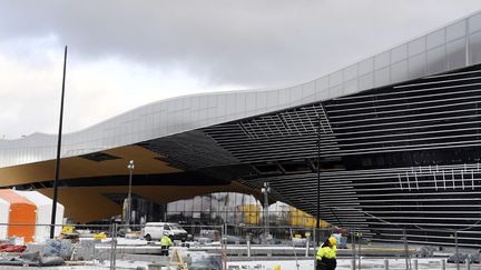 La nouvelle bibliothèque ultra moderne de Helsinki : vue de l'extérieur (29 novembre 2018)
 (Vesa Moilanen / Lehtikuva / AFP)