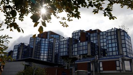 Le tribunal de grande instance (TGI) de Bobigny, le 25 septembre 2020. (LUDOVIC MARIN / AFP)