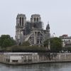 La cathédrale Notre-Dame de Paris après l'incendie, le 16 avril 2019. (BERTRAND GUAY / AFP)