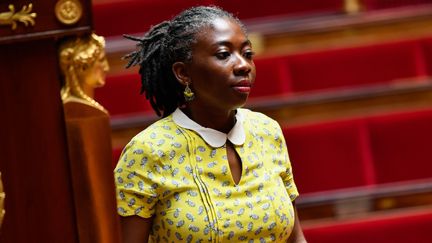 La députée de La France insoumise Danièle Obono à l'Assemblée nationale, le 23 juillet 2018. (MAXPPP)