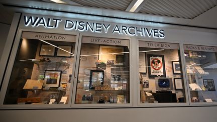 Locaux des archives Disney à Burbank en Californie. (ROBYN BECK / AFP)