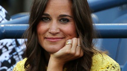 Pippa Middleton assiste &agrave; un match de tennis lors du tournoi de l'US Open &agrave; New York, le 5 septembre 2012. (CLIVE BRUNSKILL / GETTY IMAGES NORTH AMERICA)