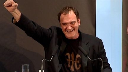 Quentin Tarantino en conférence de presse
 (France3/culturebox)