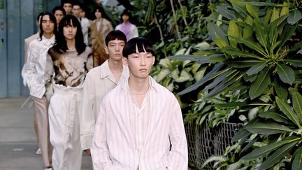 Défilé Taakk printemps-été 2021 à la Tokyo Fashion Week le 12 octobre 2020 (TAKEHIKO SUZUKI/AP/SIPA / SIPA)