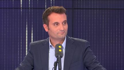 Florian Philippot, le 28 septembre 2018 sur franceinfo. (FRANCEINFO)