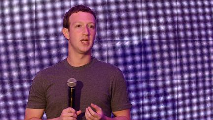 Le fondateur de Facebook, Mark Zuckerberg, le 13 octobre 2014 &agrave; Jakarta (Indon&eacute;sie). (ROMEO GACAD / AFP)