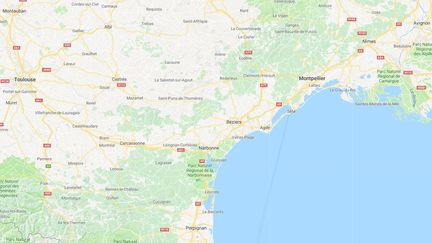 Un dealer a été arrêté par la police à Béziers (Hérault), le 12 février 2018, après qu'il a donné son adresse sur le réseau social Snapchat. (GOOGLE MAPS)