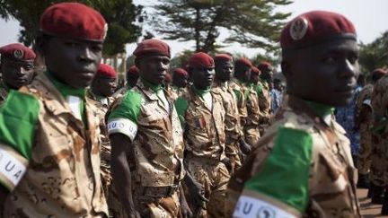 Soldats tchadiens en Centrafrique. (AFP)