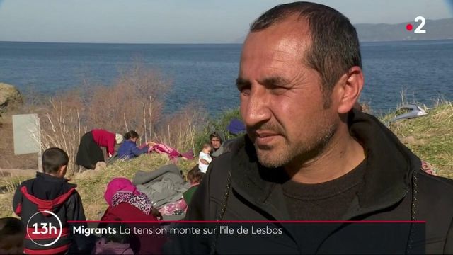 Migrants : la tension monte sur l'île grecque de Lesbos