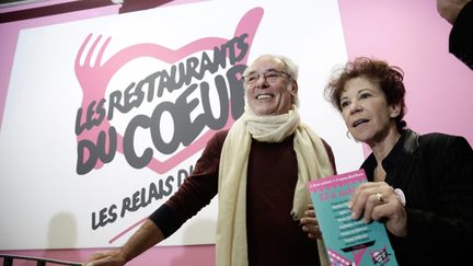 &nbsp; (Véronique Colucci et Maxime Le Forestier le 24 nvembre 2014 © Maxppp)