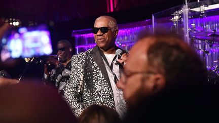 Ronald Bell, de Kool &amp; The Gang, Bal de la Fondation Gabrielle Angel pour la recherche contre le cancer, 23 Oct 2017, New York (STEPHEN LOVEKIN/SHUTTER/SIPA / REX)