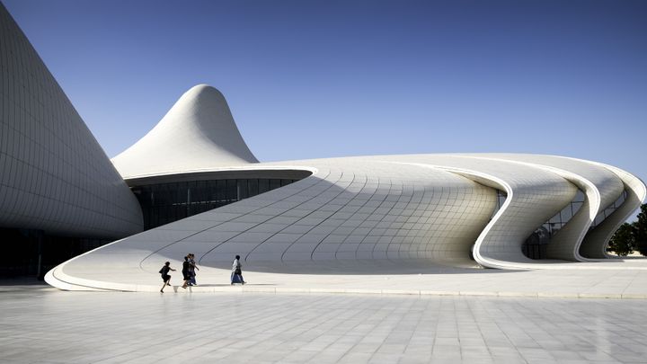 Centre culturel de Bakou, Azerbaïdjan par Zaha Hadid
 (Julien Garcia/AFP)