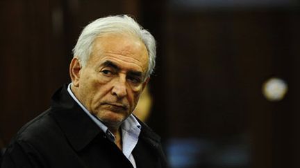 Dominique Strauss-Kahn devant la cour criminelle de New York le 16 mai. (AFP/Emmanuel Dunand)