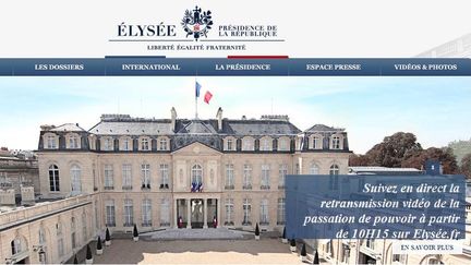 Capture d'écran du site élysée.fr (DR)