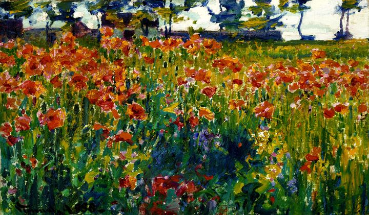 Robert Vonnoh (1858 - 1933), "Coquelicots en France", 1888, Chicago, Terra Foundation for American Art, Collection Daniel J. Terra (© Terra Foundation for American Art, Chicago)