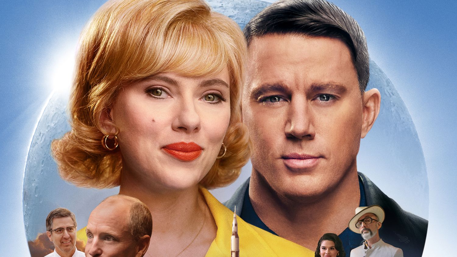 The romantic comedy starring Scarlett Johansson and Channing Tatum revisits the premiere’s American adventure on the moon.