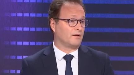 Sylvain Maillard, president of the Renaissance group at the National Assembly and of the Renaissance Federation of Paris, January 18, 2024 on franceinfo.  (FRANCEINFO / RADIO FRANCE)