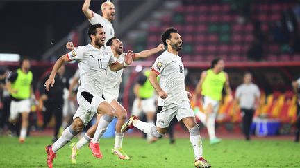 L'Egypte est en finale de la CAN après sa victoire jeudi 3 février à Yaoundé. (CHARLY TRIBALLEAU / AFP)