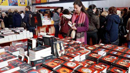 Dans les allées du Salon Livre Paris 2018
 (PATRICK KOVARIK / AFP)