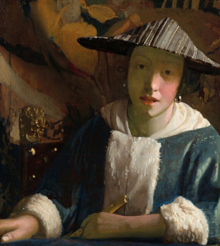 Jeune fille à la flûte, récemment attribué à un atelier proche de Vermeer, National Gallery of Art, Washington (Courtesy National Gallery of Art, Washington)