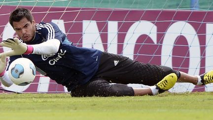 Sergio Romero va débarquer à l'AS Monaco en prêt. (JUAN MABROMATA / AFP)