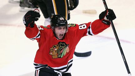 Patrick Kane, des Blackhawks de Chicago (JONATHAN DANIEL / GETTY IMAGES NORTH AMERICA)