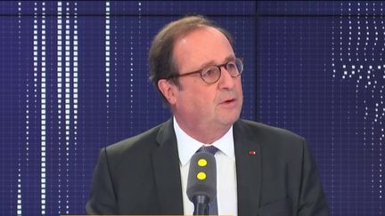 François Hollande était l'invité de franceinfo mercredi 23 octobre 2019. (FRANCEINFO / RADIO FRANCE)