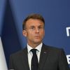 Le président Emmanuel Macron lors d'une conférence de presse à Belgrade (Serbie), le 29 août 2024. (ALMIR HAMZAGIC / AFP)