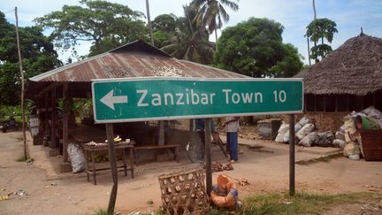 Village sur l'archipel tanzanien situé au large des côtes de l'Afrique de l'Est. (GABRIEL BOUYS / AFP)