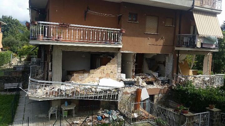 Un mois après le séisme, Amatrice, &nbsp;l’un des plus beaux villages d’Italie, est encore à l’état de ruines. (RADIO FRANCE / MATHILDE IMBERTY)