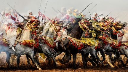 nous fait suivre différentes équipes équestres lors de leur parcours. (Pascale et Franck Perrin-Thoraval )