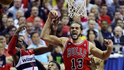 &nbsp; (De retour après une blessure au pied, Joakim Noah a de grandes ambitions avec ses Bulls, renforcés par l'arrivée de Pau Gasol © REUTERS/USA Today Sports)