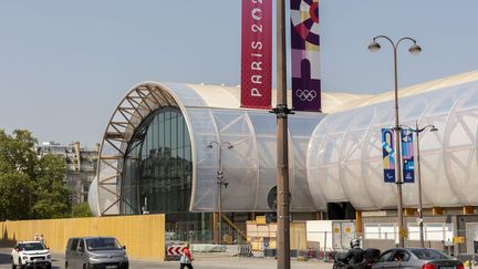 L'Arena Champ-de-Mars, situé au Grand Palais éphémère, doit accueillir les épreuves de judo aux Jeux olympiques de Paris 2024. (VINCENT ISORE / MAXPPP)