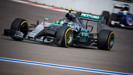 Au Brésil, Nico Rosberg est en pole position pour la cinquième fois de la saison. (ANDREJ ISAKOVIC / AFP)