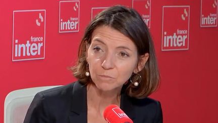 Laurence Boone, secrétaire d'État chargée de l'Europe, jeudi 15 septembre, sur France Inter.&nbsp; (FRANCEINTER / RADIOFRANCE)