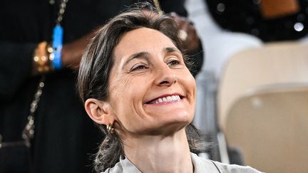 Amélie Oudéa-Castera, ministre des Sports, a réagit à la fin du Tour de France 2023. (MATTHIEU MIRVILLE / MATTHIEU MIRVILLE)