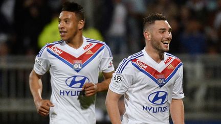 Corentin Tolisso et Jordan Ferri (Lyon) (JEFF PACHOUD / AFP)