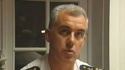 Le capitaine de fr&eacute;gate Marc Gander, charg&eacute; de la communication &agrave; la pr&eacute;fecture maritime de l'Atlantique, le 16 d&eacute;cembre 2011 &agrave; Vannes (Morbihan). (FRANCE 3)