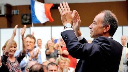 Le pr&eacute;sident de l'UMP Jean-Fran&ccedil;ois Cop&eacute;, le 8 septembre 2013 au Touquet-Paris-Plage (Pas-de-Calais). (PHILIPPE HUGUEN / AFP)