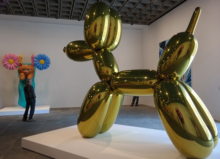 Des œuvres de Koons exposées au Whitney Museum (25 juin 2014)
 (Selcuk Acar / Anadolu Agency / AFP)