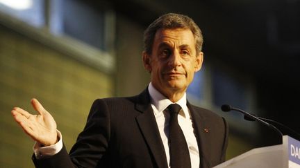 Nicolas Sarkozy &agrave; Dammarie-les-Lys (Seine-et-Marne), le 20 mars 2015. (CITIZENSIDE/FRANÇOIS LOOCK / AFP)