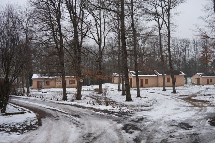 Le centre d'accueil de demandeurs d'asile de Saint-Beauzire (Haute-Loire), le 25 janvier 2023. (ROBIN PRUDENT / FRANCEINFO)