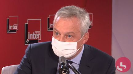 Bruno Le Maire était l'invité de France Inter vendredi 30 octobre.&nbsp; (FRANCE INTER)