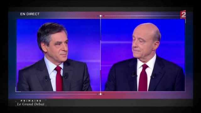 Primaire de la droite : les deux candidats évoquent la condamnation d'Alain Juppé