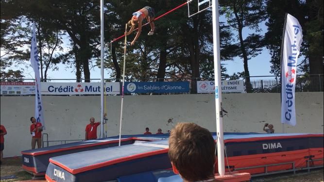 Marie Rivereau lors du meeting des Sables d'Olonne