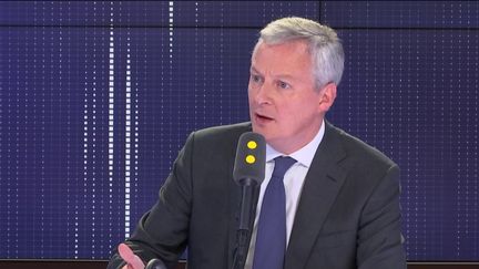 Bruno Le Maire, le&nbsp;ministre de l’Économie et des Finances, invité du "8h30 Fauvelle-Dély", jeudi 13 juin 2019. (FRANCEINFO / RADIOFRANCE)