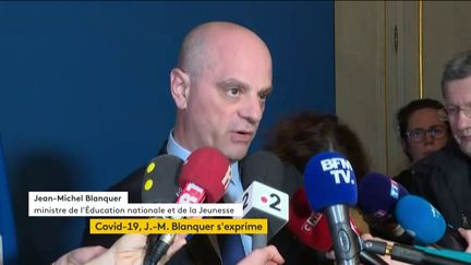 Jean-Michel Blanquer s'exprime sur la fermeture des écoles à cause du coronavirus