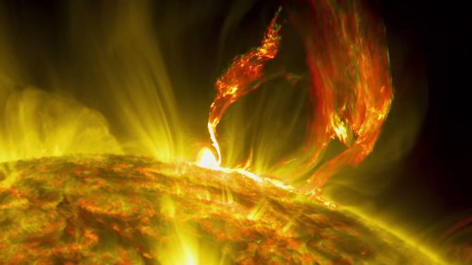 VIDEO. Une éruption solaire filmée par la Nasa