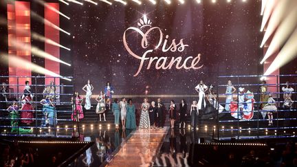 L'édition 2019 de Miss France s'est tenue à Lille (Nord), le 15 décembre 2018. (FRANCOIS LO PRESTI / AFP)