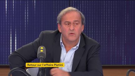 Michel Platini était l'invité de franceinfo le 6 novembre (FRANCEINFO / RADIO FRANCE)